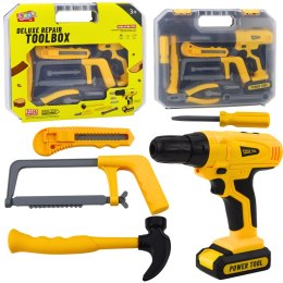 Zestaw Majsterkowicza Wiertarko-Wkrętarka Narzędzia Światła Dźwięki