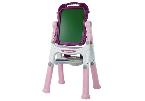 Tablica Dwustronna Magnetyczna-Kredowa Różowa