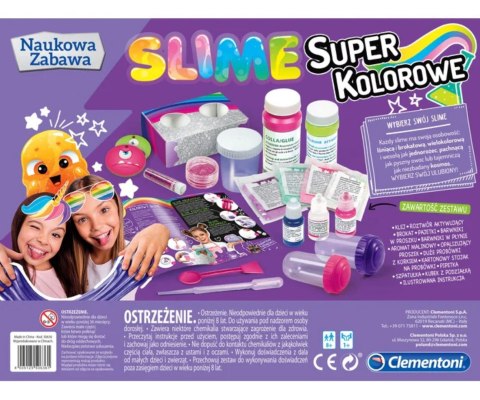 Clementoni Naukowa Zabawa Lab 50636 Super Kolorowe Slime