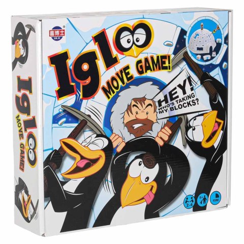 Gra zręcznościowa zbuduj iglo pingwiny