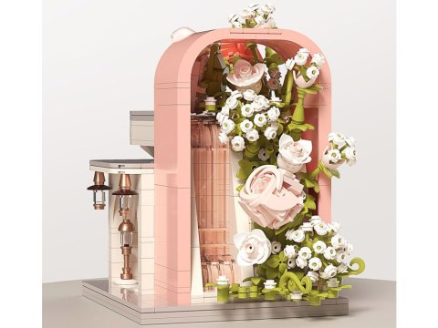Klocki Romantyczna sala ślubna z witryną + kwiaty i suknia 1047-ele