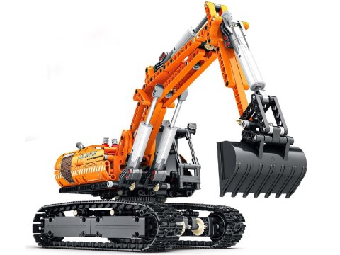 Klocki konstrukcyjne Zdalnie sterowana KOPARKA 1106-ele