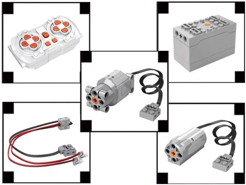 Klocki konstrukcyjne Zdalnie sterowana KOPARKA 1106-ele