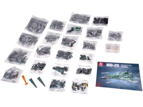 Klocki techniczne Samolot myśliwski dalekiego zasięgu MIG-29 1290ele