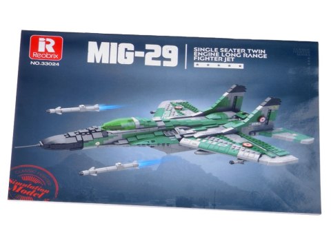 Klocki techniczne Samolot myśliwski dalekiego zasięgu MIG-29 1290ele