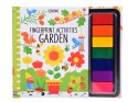 Kreatywna książeczka do malowania palcami OGRÓD 64str 7 kolorów AP0049
