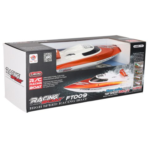 Łódź RC zdalnie sterowana FT009 pomarańczowa