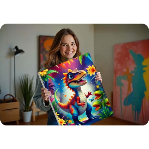 Obraz do malowania po numerach 40x50 cm Massido Dino