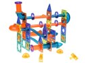 ŚWIECĄCE Klocki magnetyczne 3D - Zbuduj tor kulkowy KULODROM 116-ele