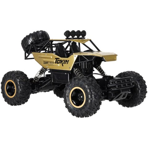 Samochód RC Rock Crawler 1:12 4WD METAL złoty