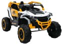 Auto samochód  na akumulator M3 Żółto-Biały 4x4
