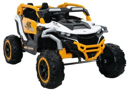 Auto samochód  na akumulator M3 Żółto-Biały 4x4