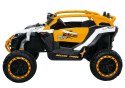 Auto samochód  na akumulator M3 Żółto-Biały 4x4