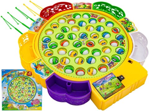 Gra rodzinna - wędkowanie, łowienie ryb - 5 wędek, 45 rybek Przecena 2