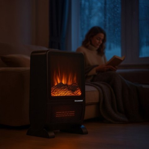 Grzejnik z efektem płomienia Blazeo Kaminer 26317