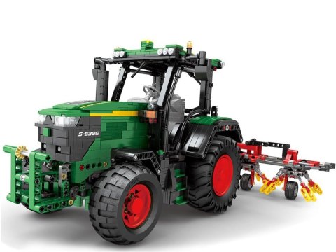 Klocki konstrukcyjne - Zdalnie sterowany TRAKTOR z bronami 1664-ele