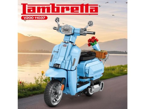 Klocki licencjonowane Włoski SKUTER Lambretta V 200 Special 1169-ele