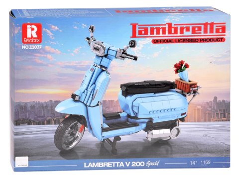 Klocki licencjonowane Włoski SKUTER Lambretta V 200 Special 1169-ele