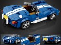 Klocki techniczne Sportowe auto NIEBIESKI klasyczny roadster 312-ele