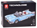 Klocki techniczne BŁĘKITNY KABRIOLET klasyka amerykańska 308-ele