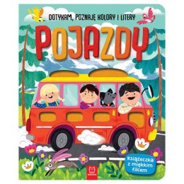 Aksjomat Pojazdy. Dotykam, poznaję kolory i litery. KS0815
