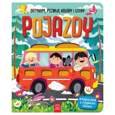 Aksjomat Pojazdy. Dotykam, poznaję kolory i litery. KS0815