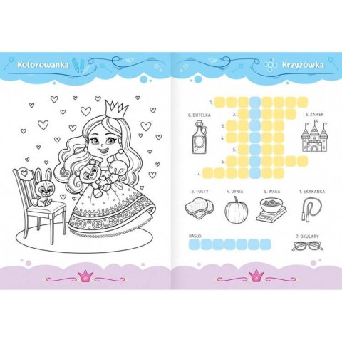 Aksjomat Słodkie księżniczki Książeczka dla dziewcz. KS0755