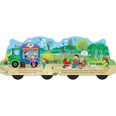 Aksjomat Świat na kółkach. Food truck książeczka KS0719