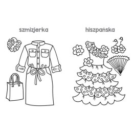 Aksjomat Wesołe kolorowanki. Sukienki KS0591