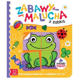 Aksjomat Zabawy malucha z żabką książeczka z naklejkami KS0826