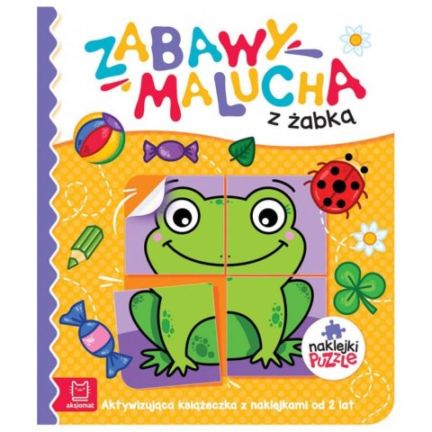 Aksjomat Zabawy malucha z żabką książeczka z naklejkami KS0826
