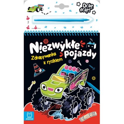 Aksjomat Zdrapywanka z rysikiem. Niezwykłe pojazdy. KS0655