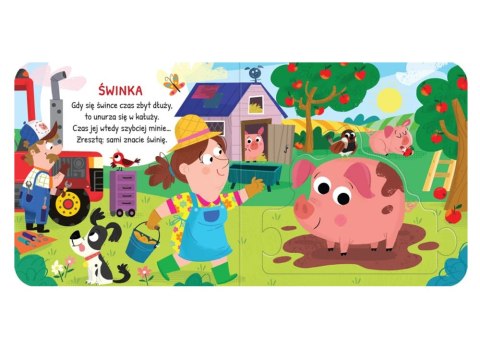 Aksjomat Zwierzęta na wsi. Duże puzzle KS1185