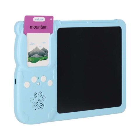 Czytnik do fiszek nauka angielskiego znikopis niebieski