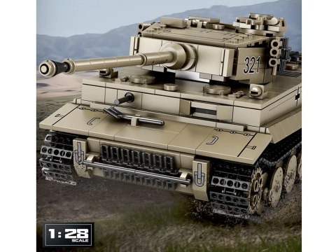 Klocki konstrukcyjne czołg TIGER I World of Tanks 1138ele 1:28