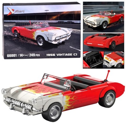 Klocki konstrukcyjne samochód klasyk hot rod Roadster 249ele