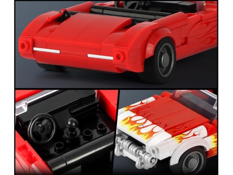 Klocki konstrukcyjne samochód klasyk hot rod Roadster 249ele