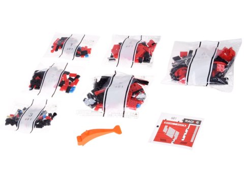 Klocki techniczne Auto CZERWONE w stylu sportowego coupe 373-ele