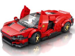 Klocki techniczne Futurystyczne auto CZERWONE drzwi unoszone 275-ele