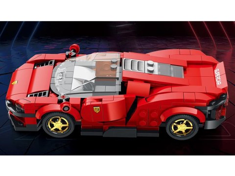 Klocki techniczne Futurystyczne auto CZERWONE drzwi unoszone 275-ele