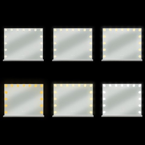 Lusterko kosmetyczne 58x46cm LED Soulima 26129