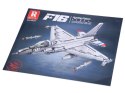 Reobrix Klocki konstrukcyjne samolot myśliwiec F16 1337ele