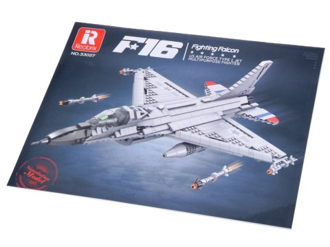Reobrix Klocki konstrukcyjne samolot myśliwiec F16 1337ele