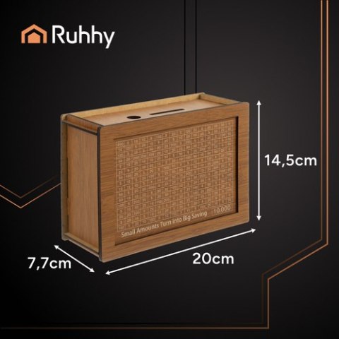 Skarbonka- wyzwanie oszczędzanie Ruhhy 24602