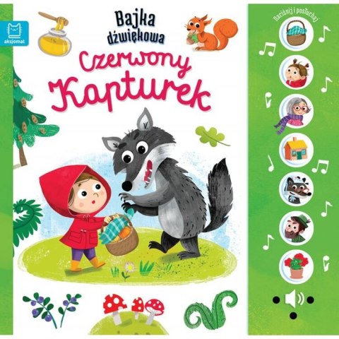Aksjomat Bajka obrazkowa dźwiękowa. Czerwony Kapturek Bajka dźwiękowa KS0867