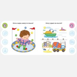 Aksjomat Quiz malucha z naklejkami z kotkiem 3-4lata KS0870