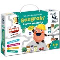 Kapitan Nauka Bazgraki Super pojazdy zabawy edukacyjne łamigłówki KS0883