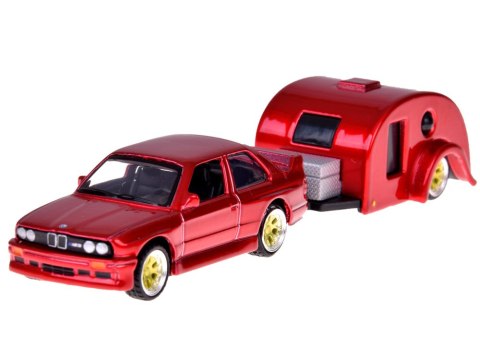 Maisto Licencjonowane Auto Metalowe BMW M3 1988 Przyczepa kempingowa