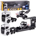 Maisto Licencjonowane Auto Metalowe SCANIA 770S + naczepa Spychacz