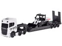 Maisto Licencjonowane Auto Metalowe SCANIA 770S + naczepa Spychacz